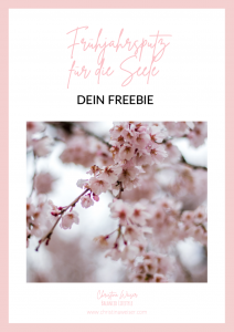 Freebie "Frühjahrsputz für die Seele"  